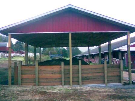 Abbey Creek Manure Storage Shed, after
