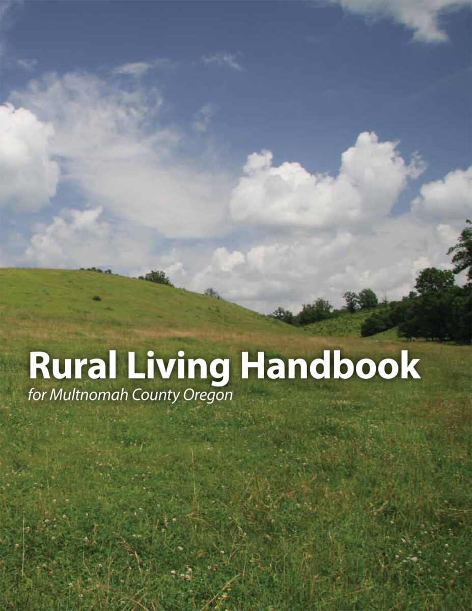 Rural Living Handbook for Multnomah County Oregon